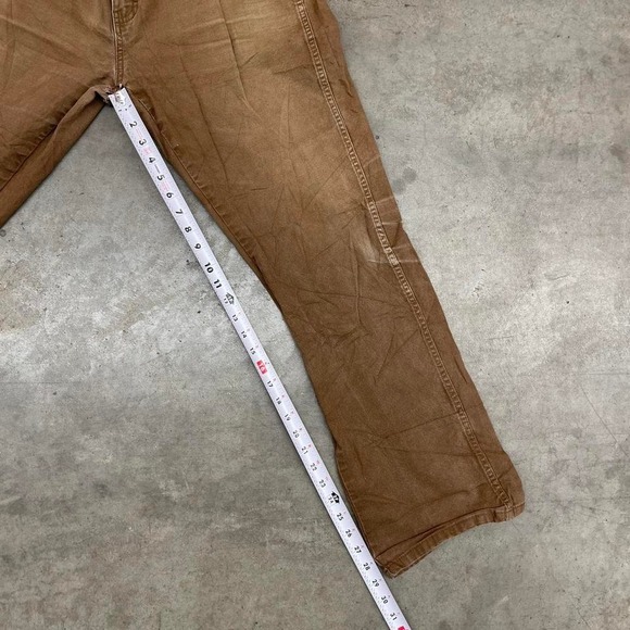 Dickies carpenter pants brown workwear Y2K relaxed fit Size 32x30 - Picture 4 of 8
